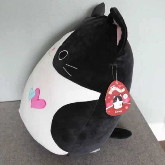 Squishmallow Valentines 2025 Cicely the Cat 16 inch NEW with Tags - Picture 2 of 5